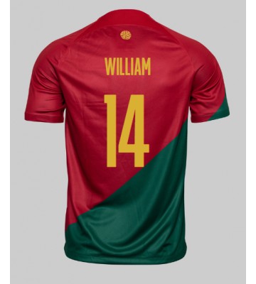 Maillot de foot le Portugal William Carvalho #14 Domicile Monde 2022 Manches Courte